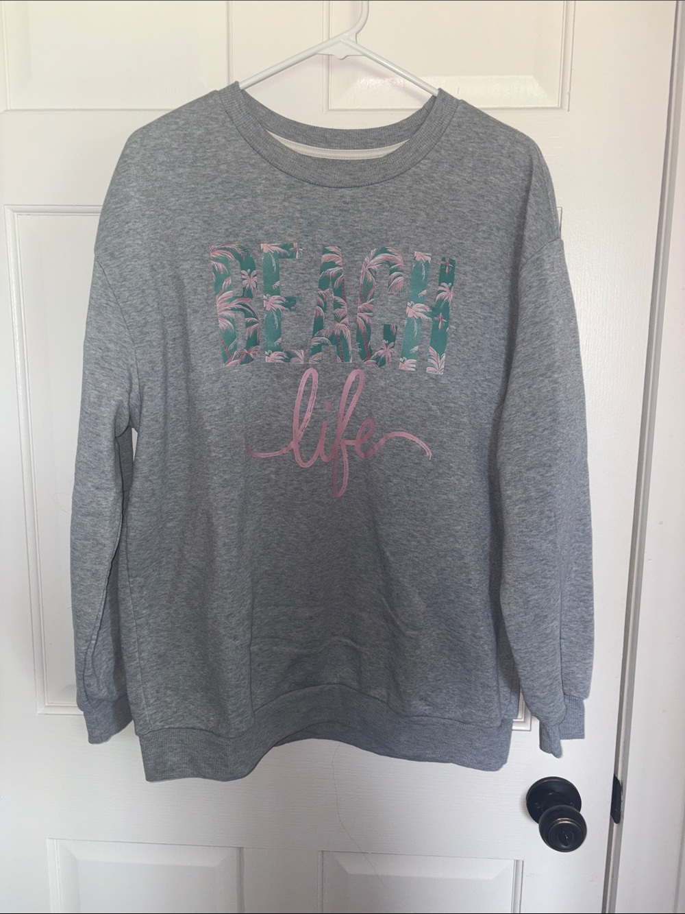 Light Gray Polyester Pullover